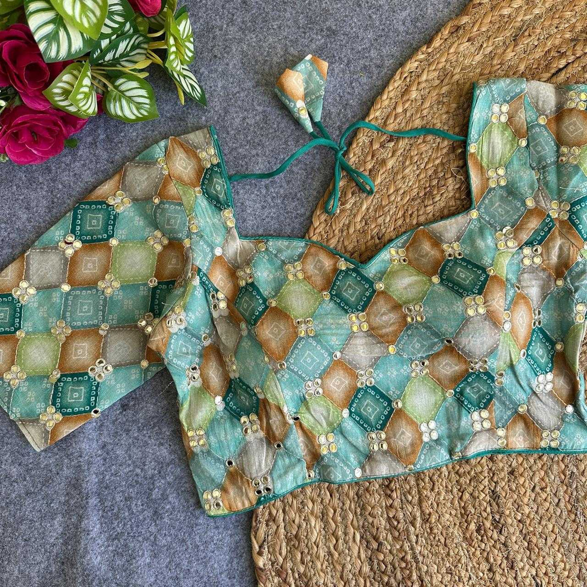Pakhi Khadi Cotton Printed Blouse