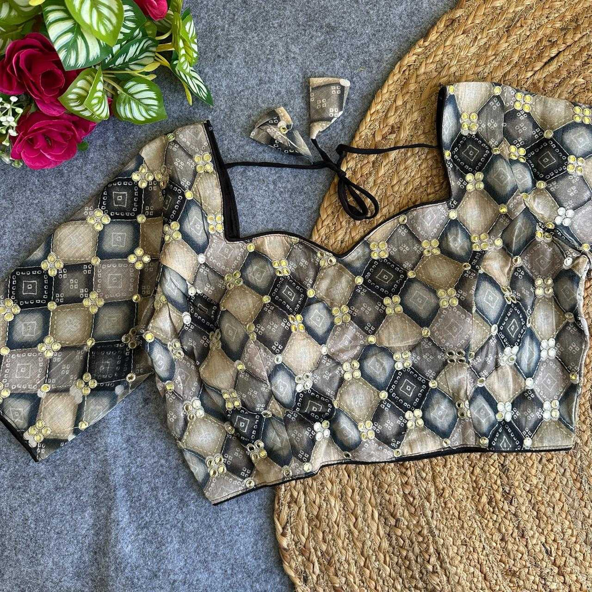 Pakhi Khadi Cotton Printed Blouse