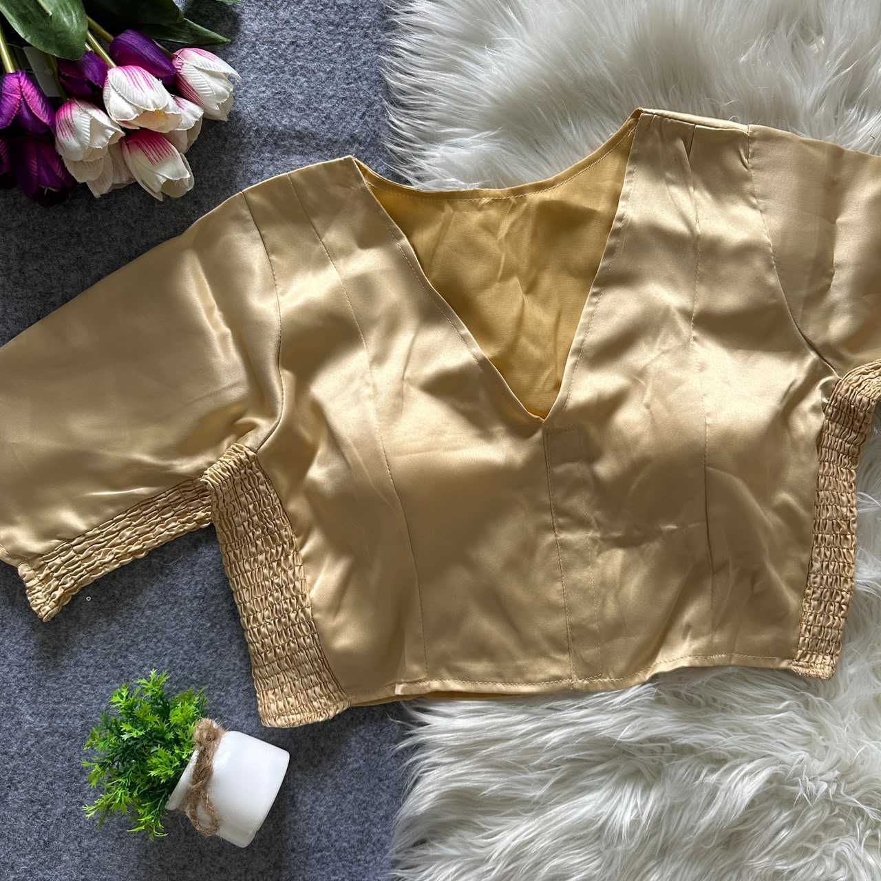 V-neck Blouse