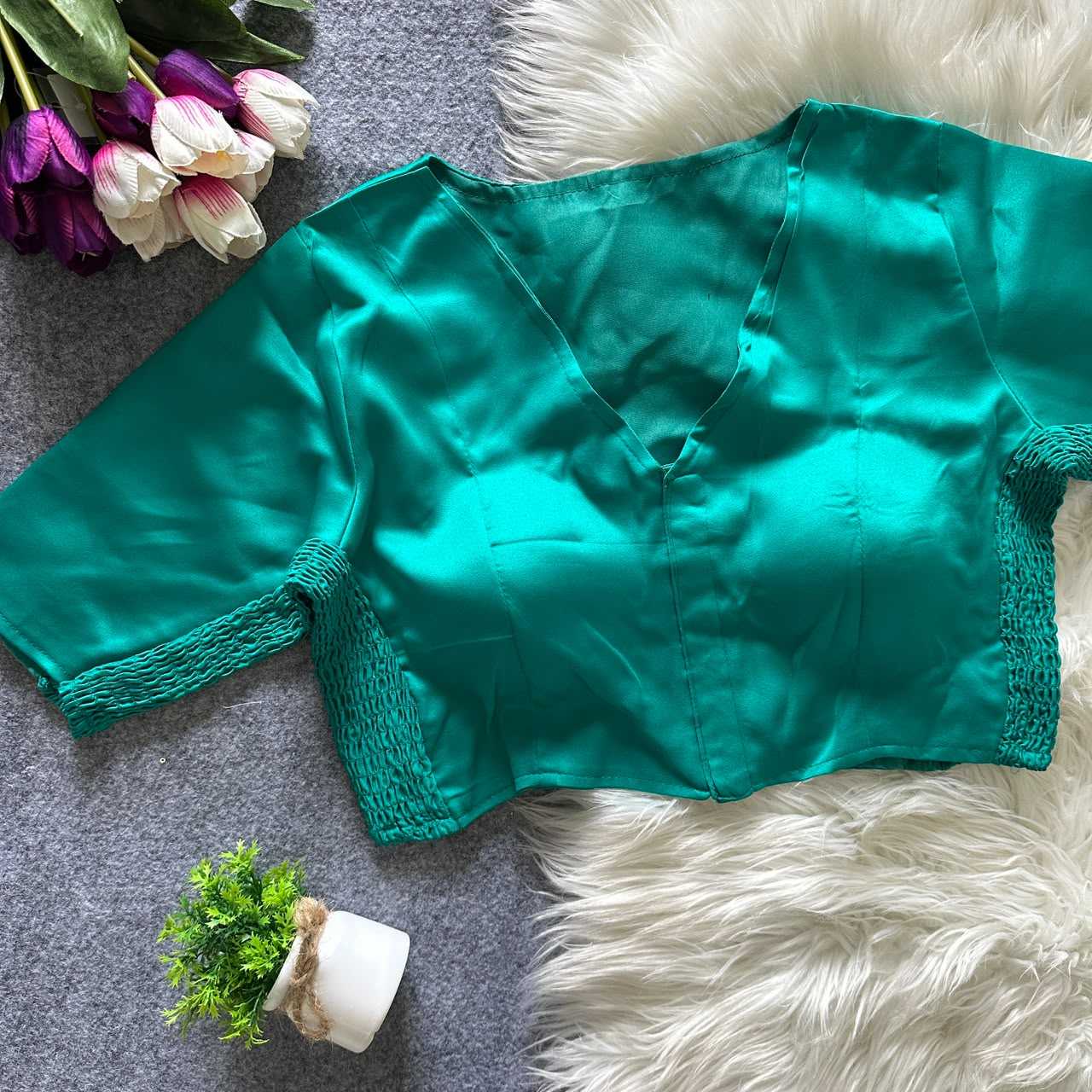 V-neck Blouse