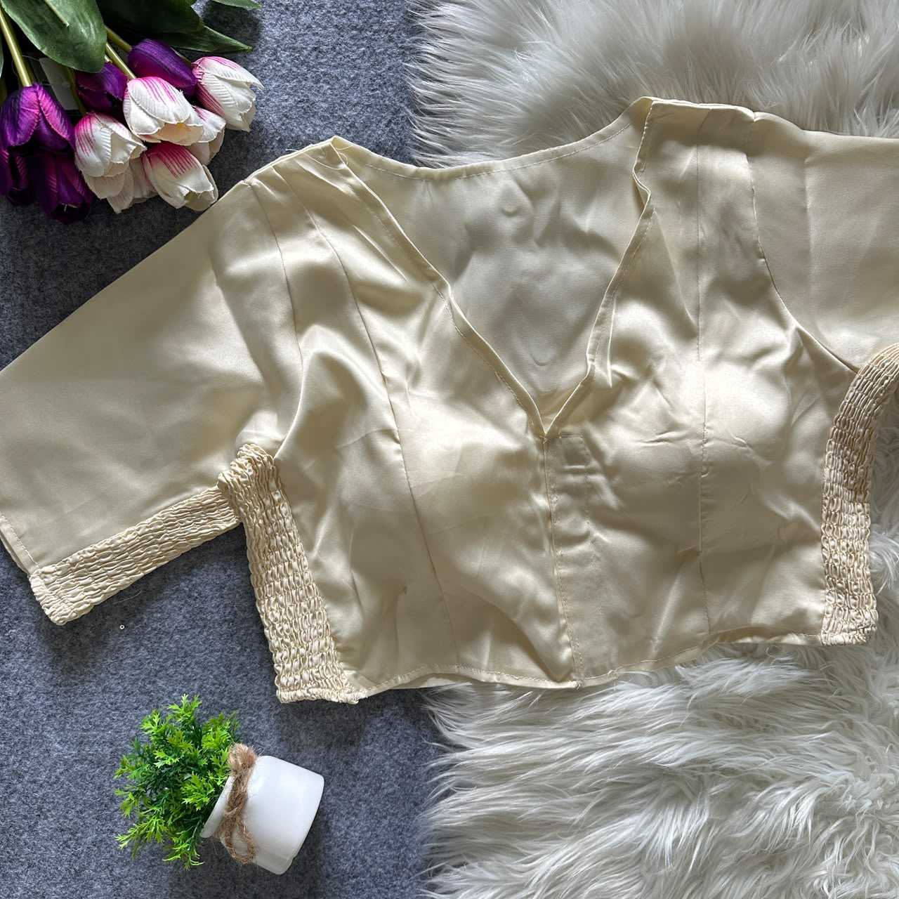 V-neck Blouse