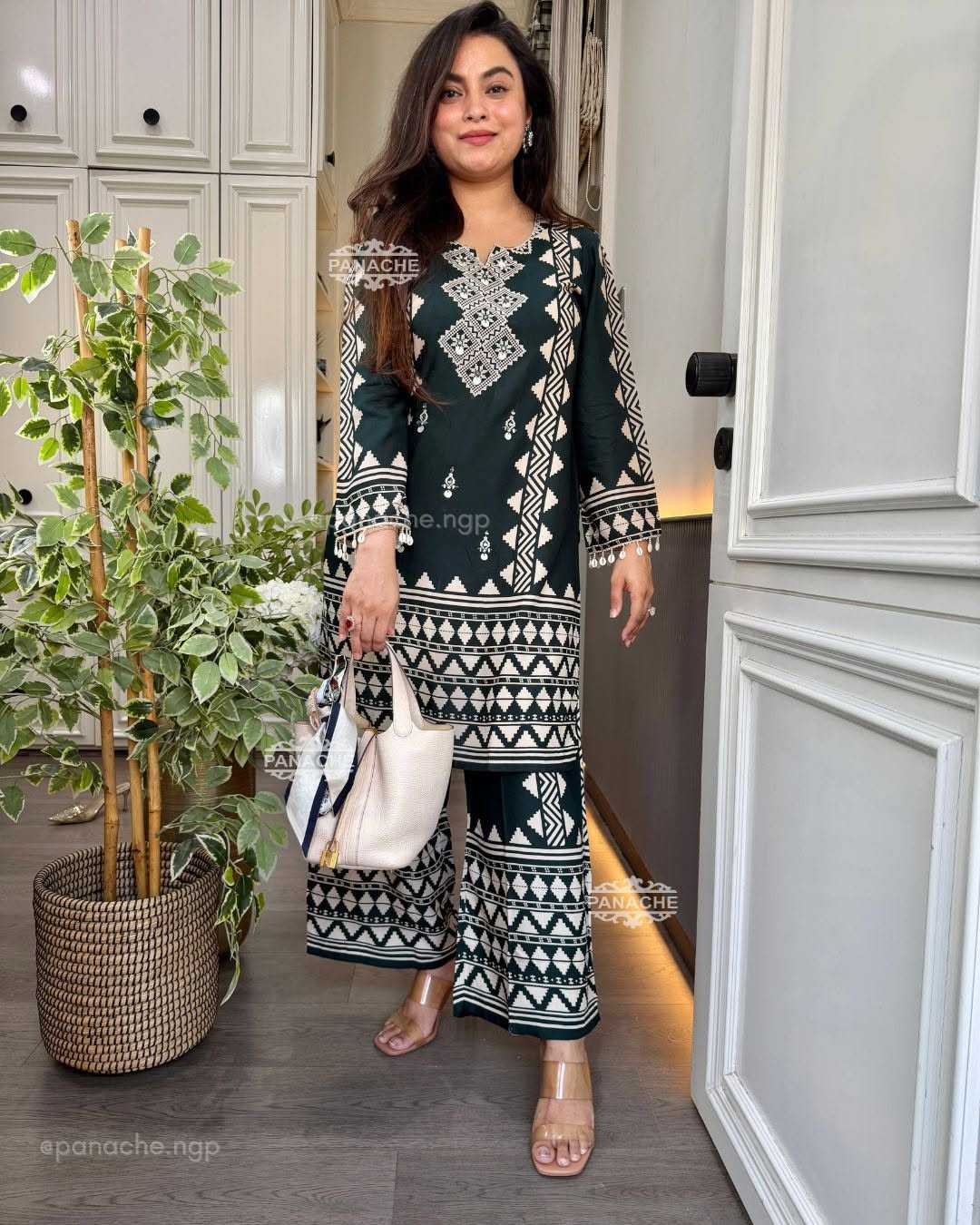 Reyon Cotton Festive Kurti