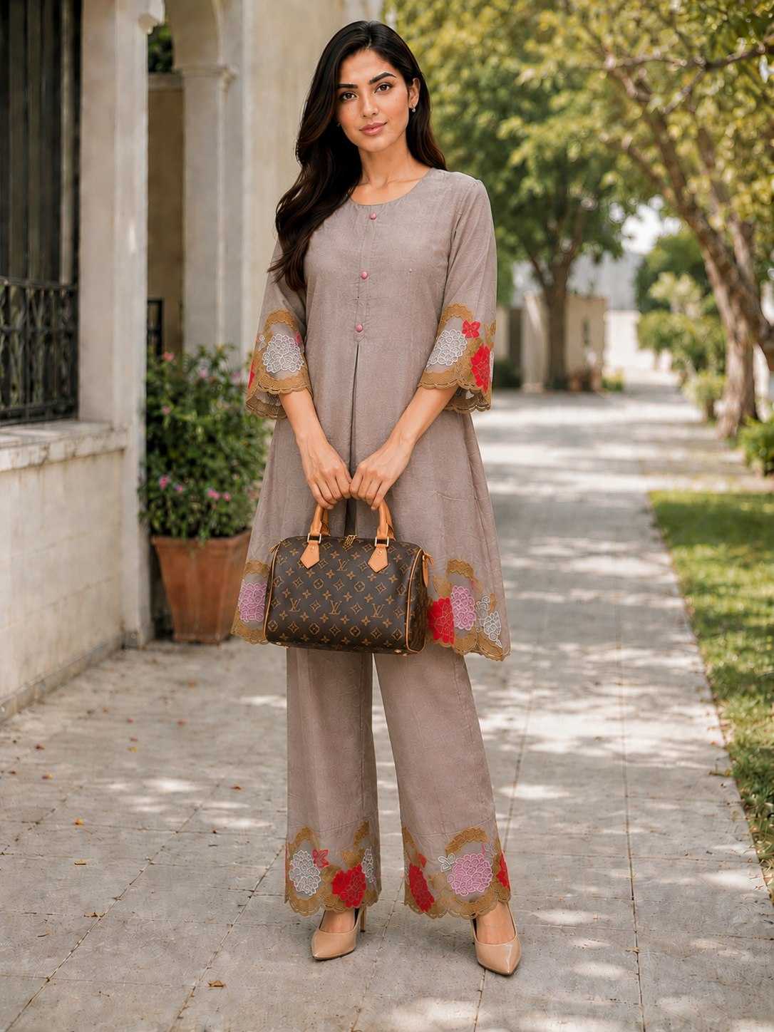 Chanderi Cotton Co-ord Set