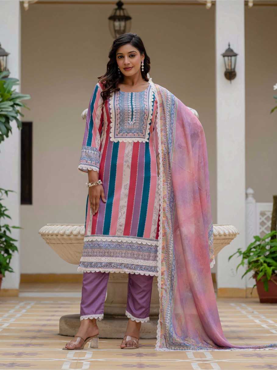 Rayon Printed Suit