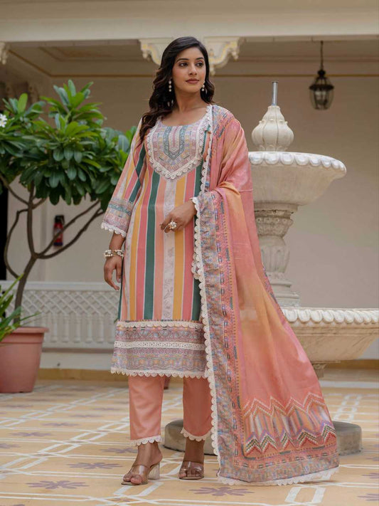 Rayon Printed Suit