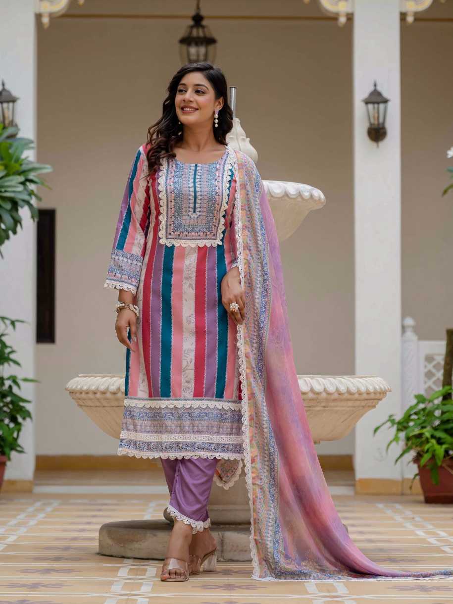 Rayon Printed Suit