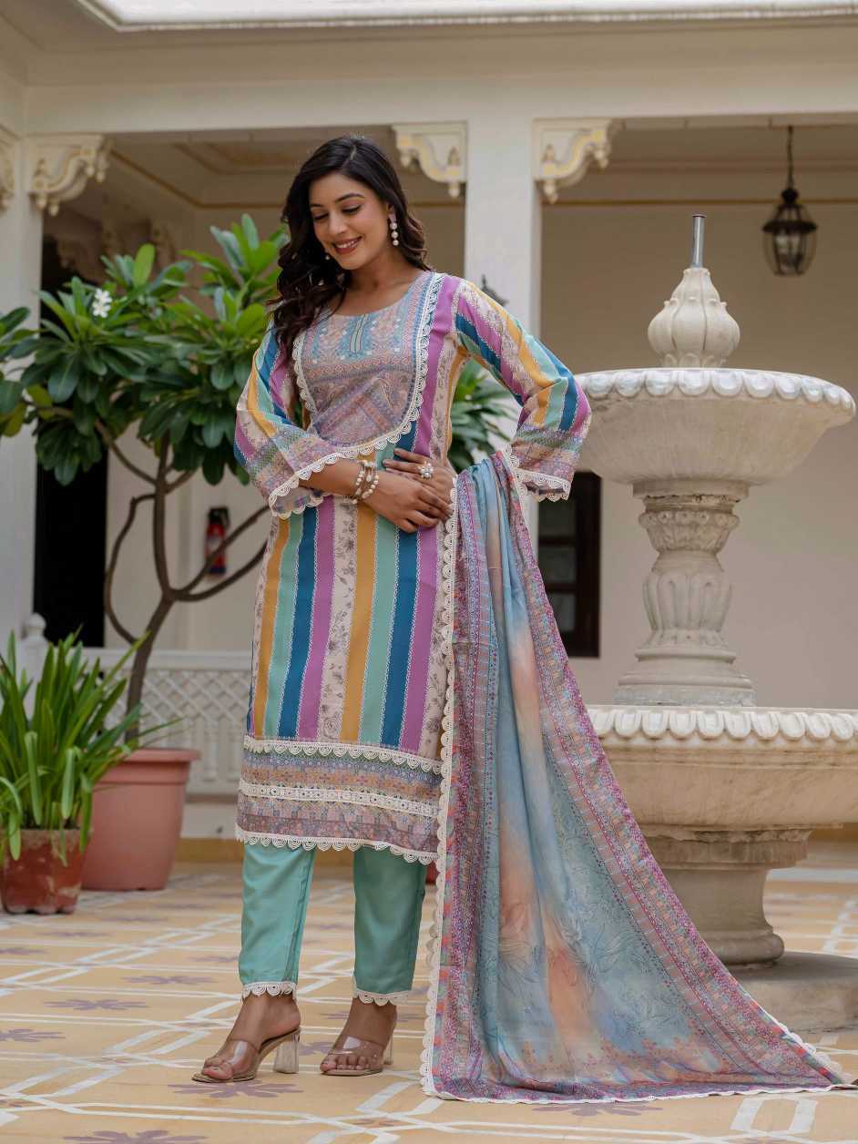 Rayon Printed Suit