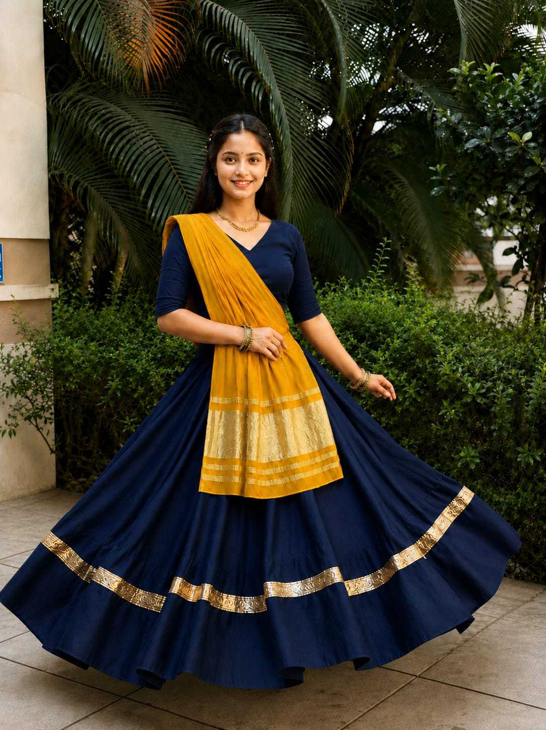 Arshia Reyon Cotton Designer Lehenga