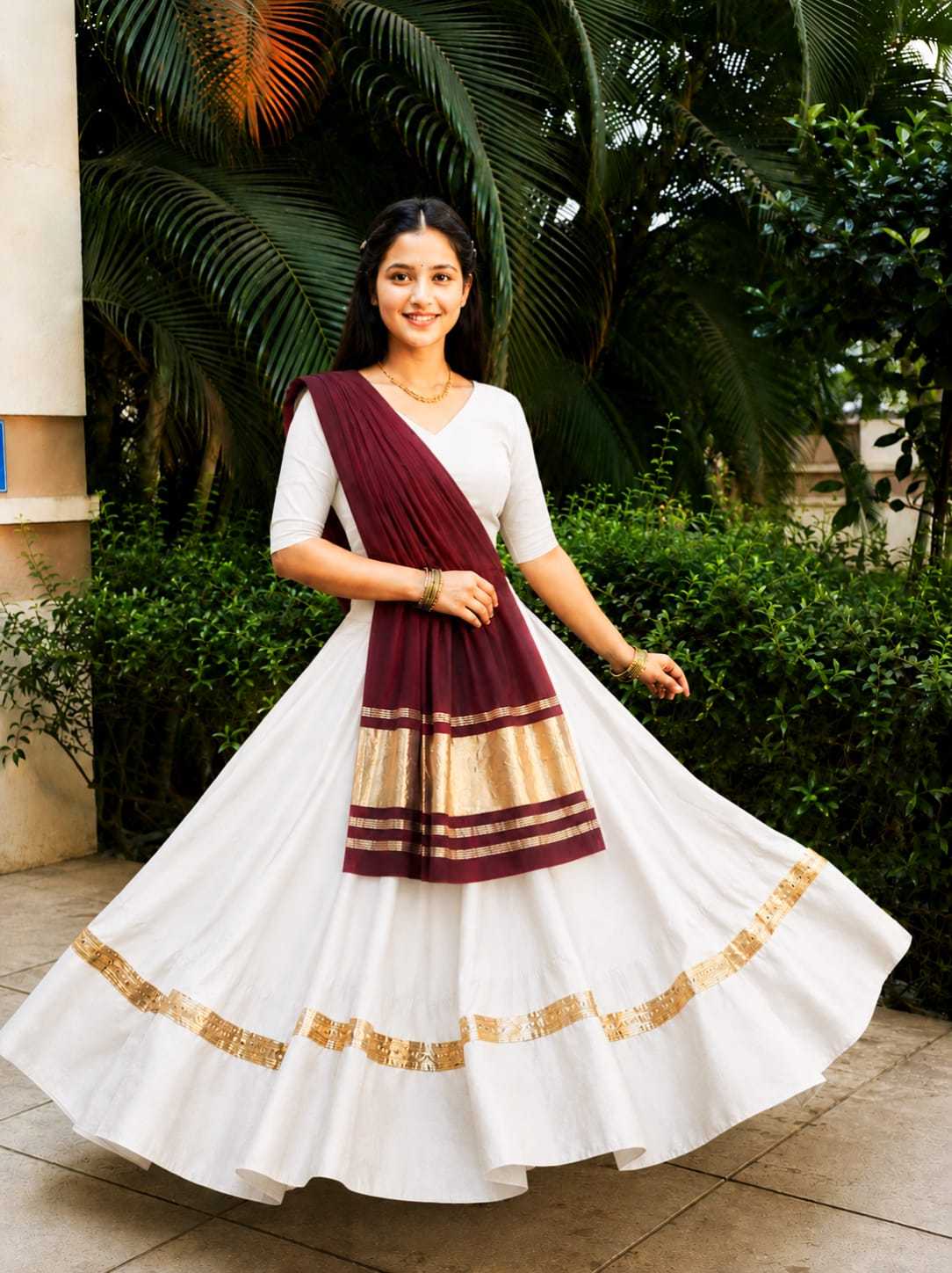 Arshia Reyon Cotton Designer Lehenga