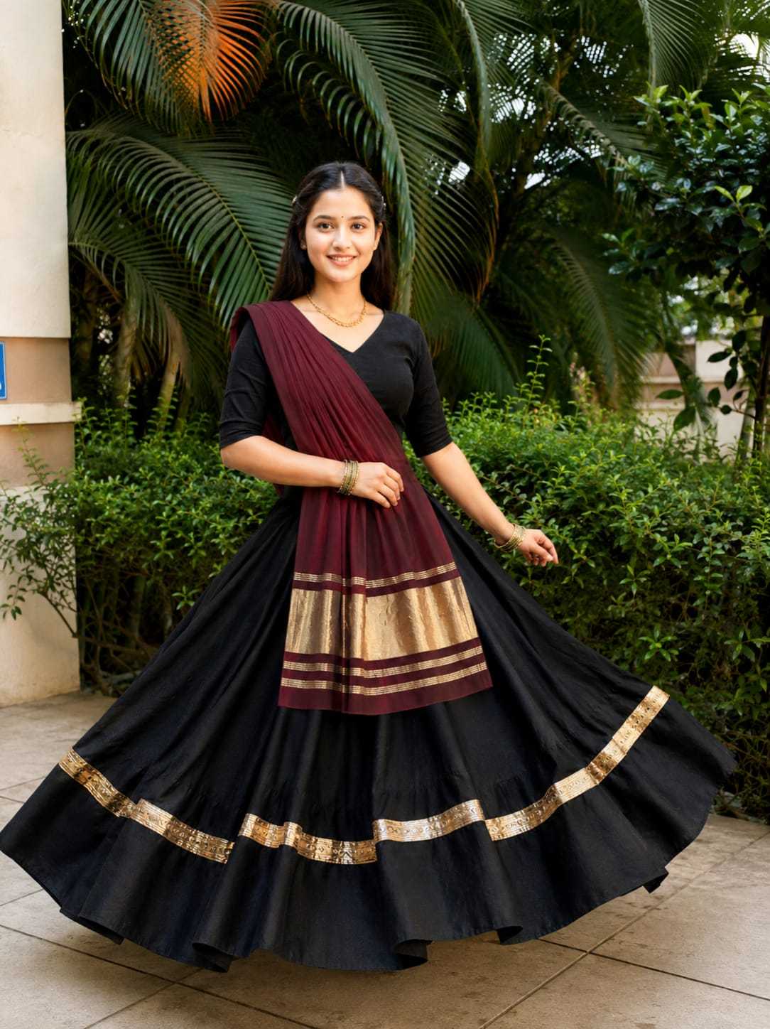 Arshia Reyon Cotton Designer Lehenga