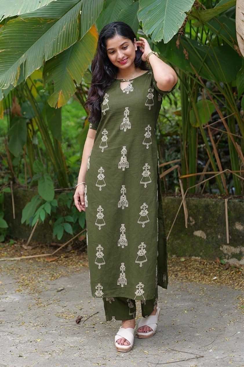 Dhigali Cotton Designer Kurti