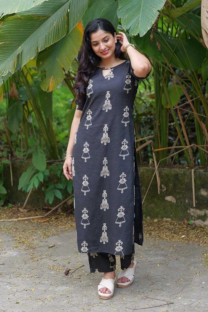 Dhigali Cotton Designer Kurti