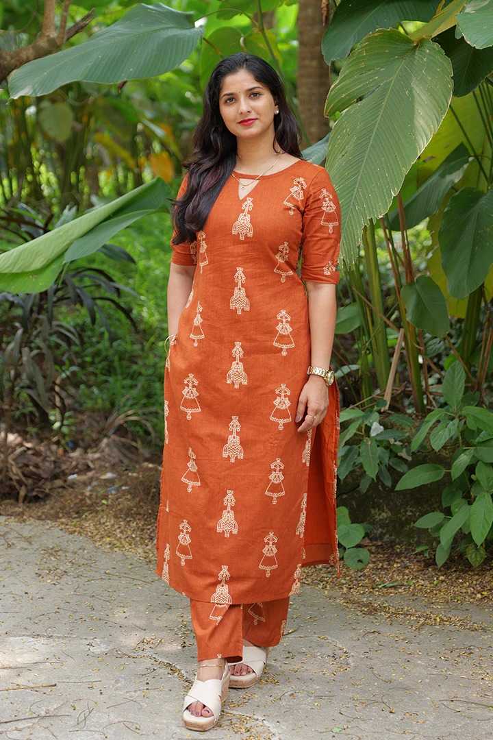Dhigali Cotton Designer Kurti