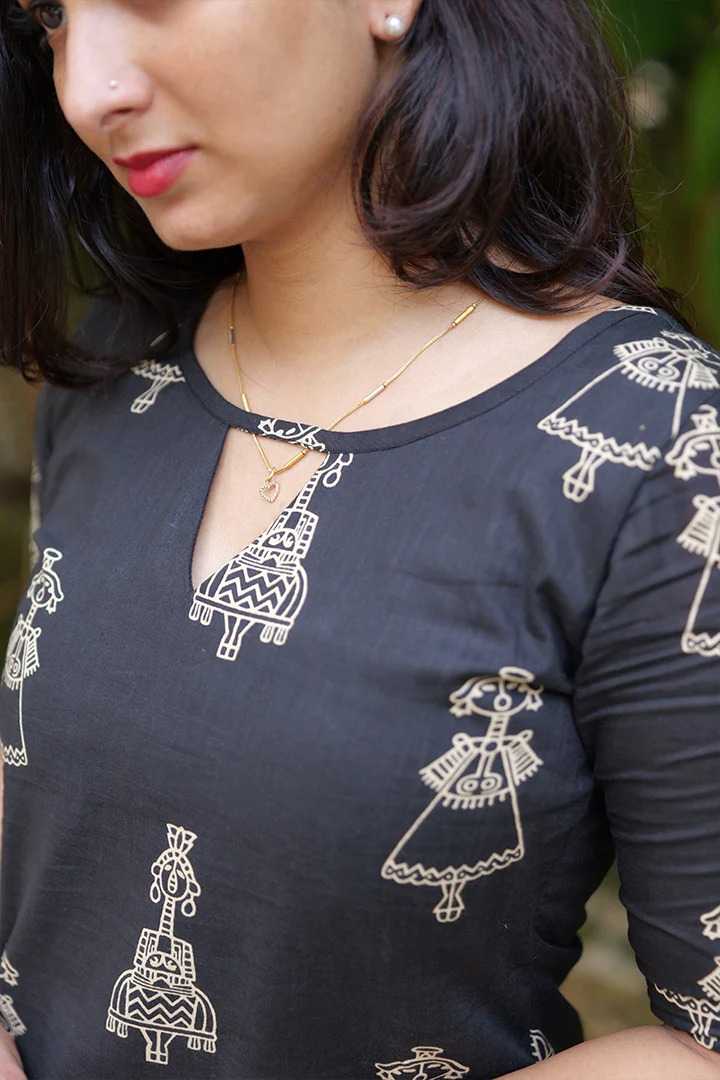 Dhigali Cotton Designer Kurti