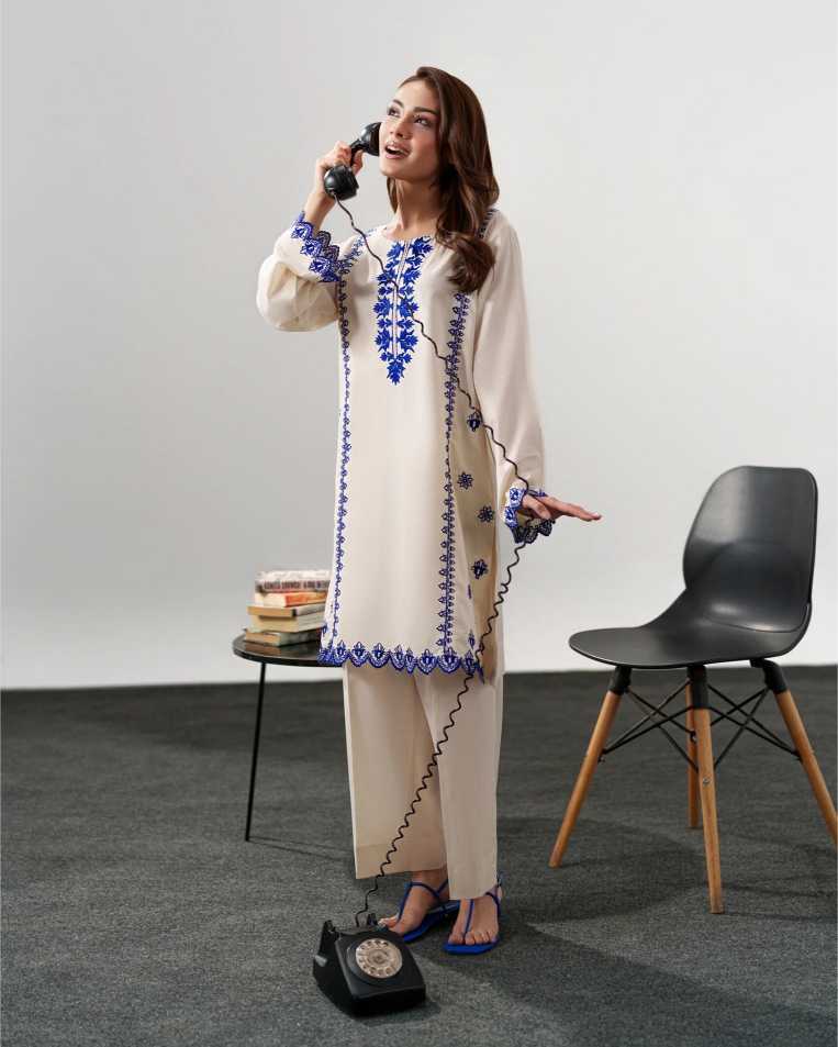 Chanderi Silk Embroidery Suit