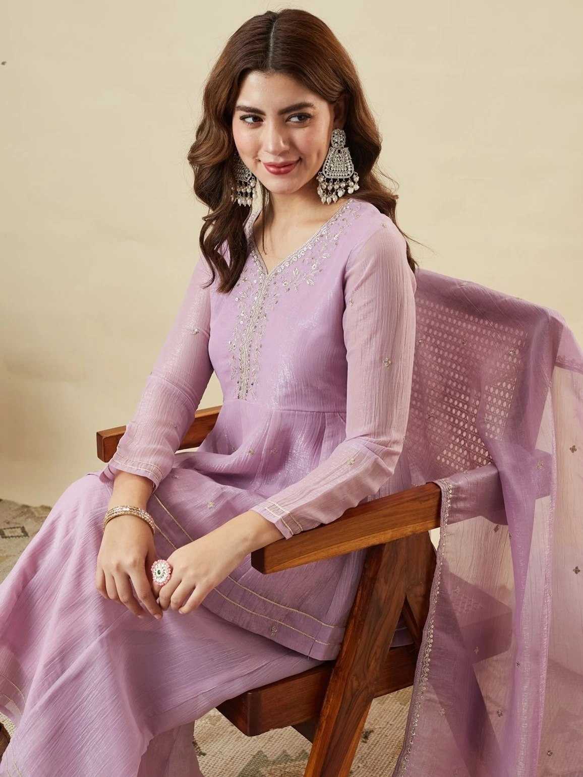 Crunchi Sharara Salwar Suit