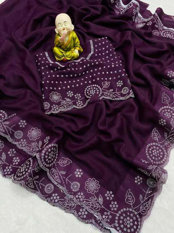Georgette Designer Saree in Blue