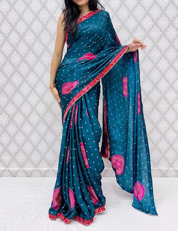 Chinon Silk Designer Saree