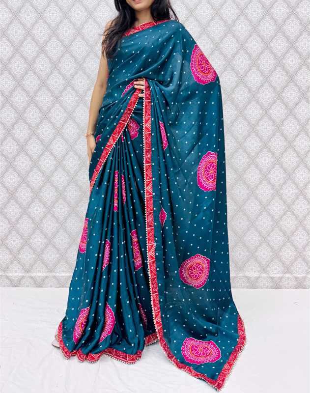 Chinon Silk Designer Saree