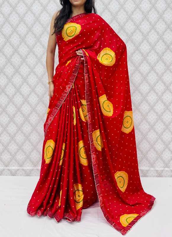Chinon Silk Designer Saree