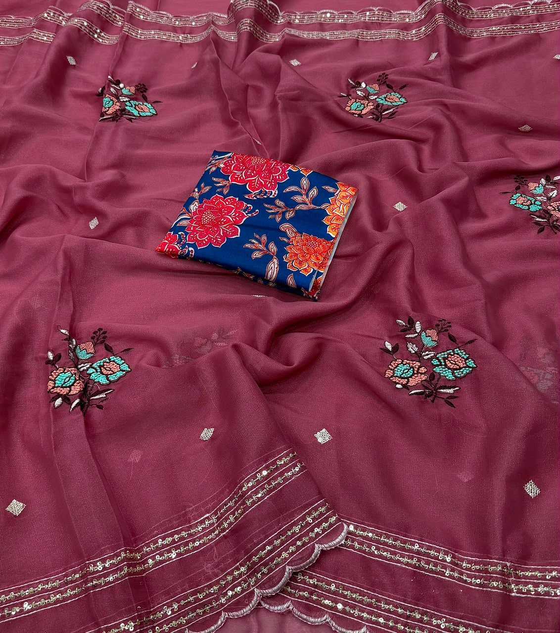Georgette Designer Saree