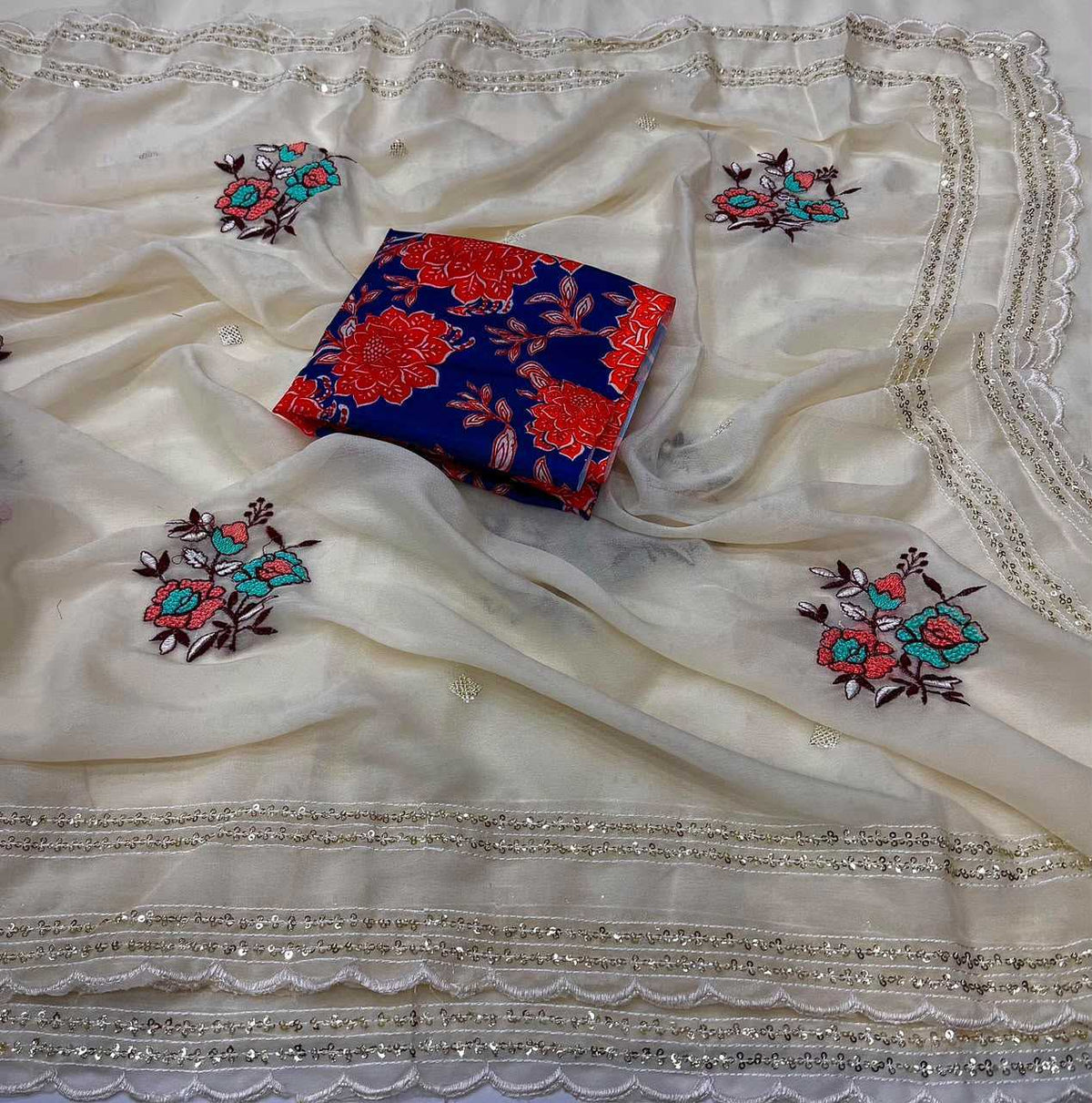 Georgette Designer Saree