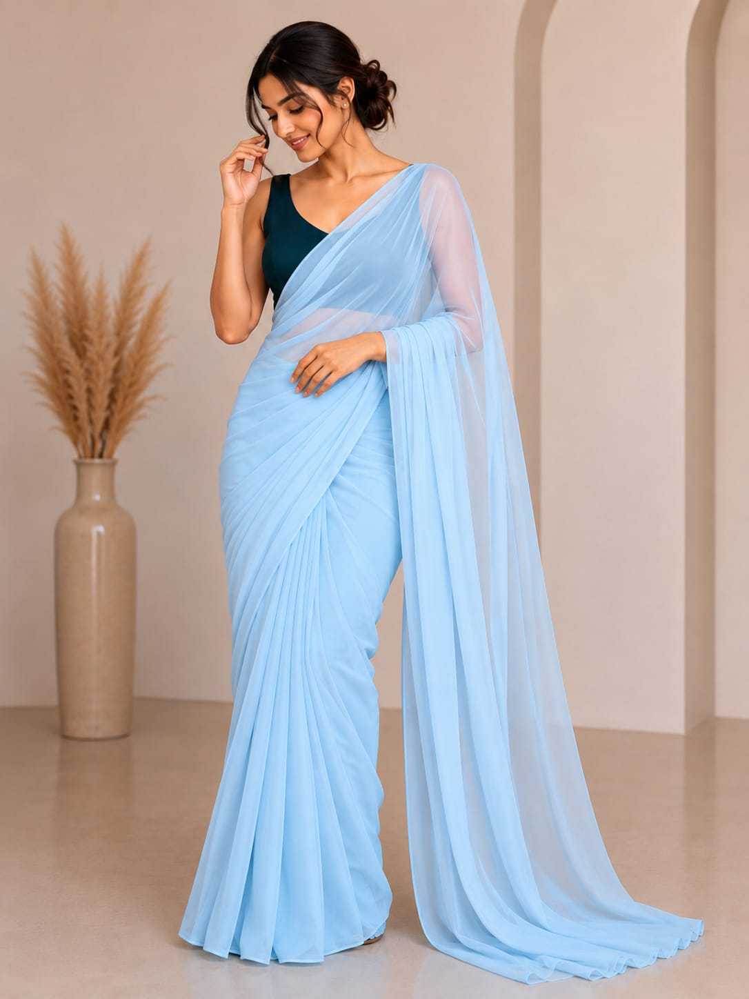 Where Georgette Saree