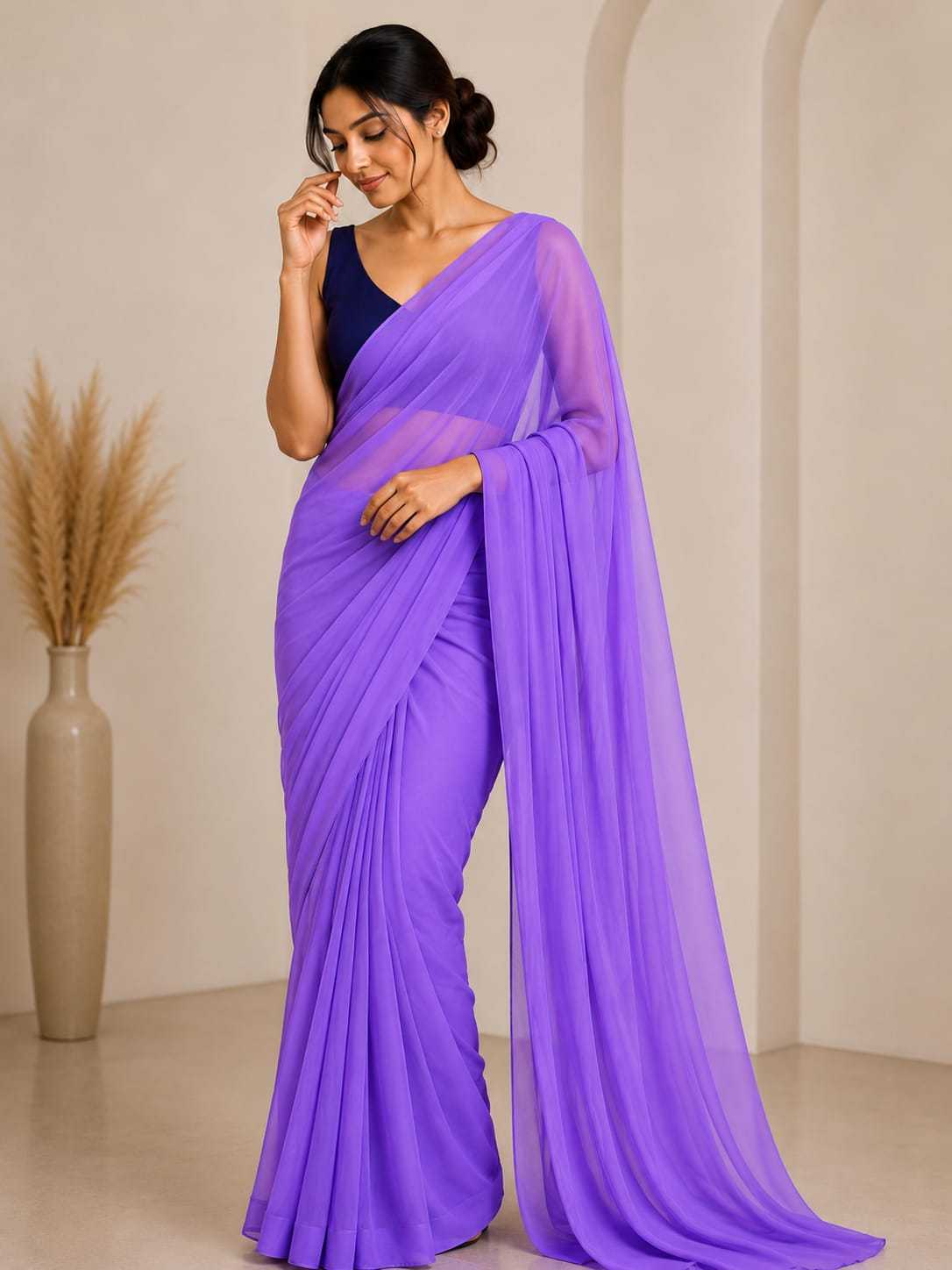 Where Georgette Saree