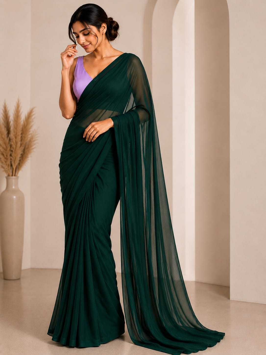 Where Georgette Saree