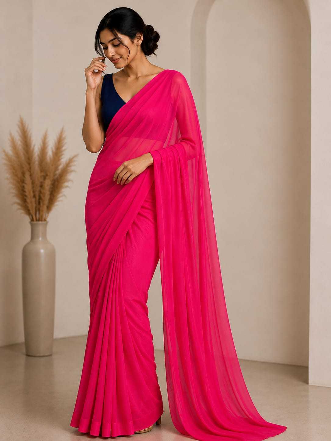 Where Georgette Saree