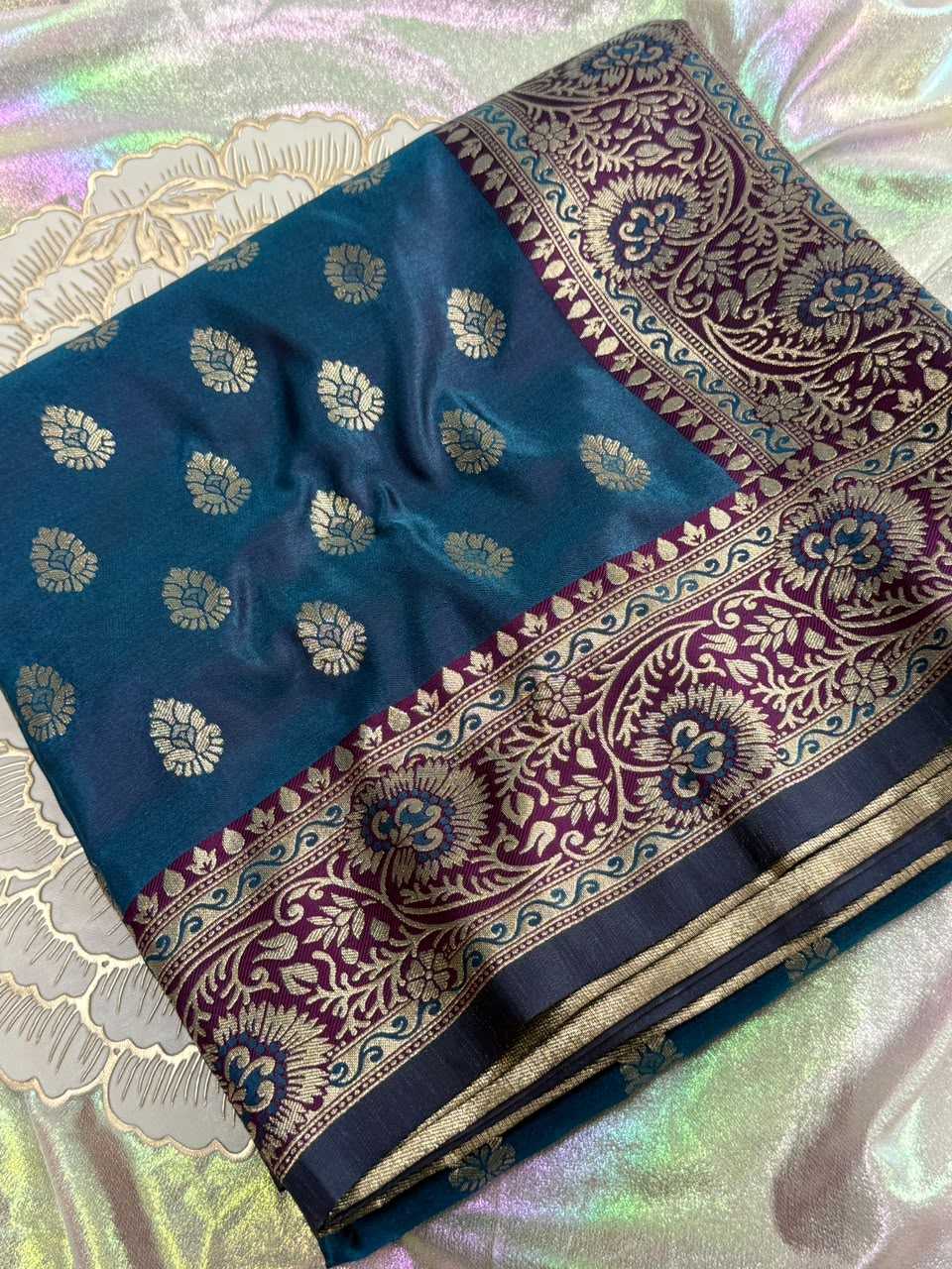 Satin Designer Saree
