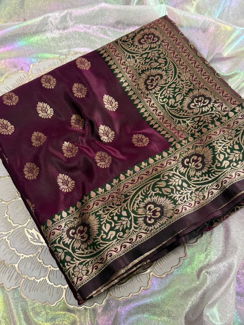 Satin Designer Saree