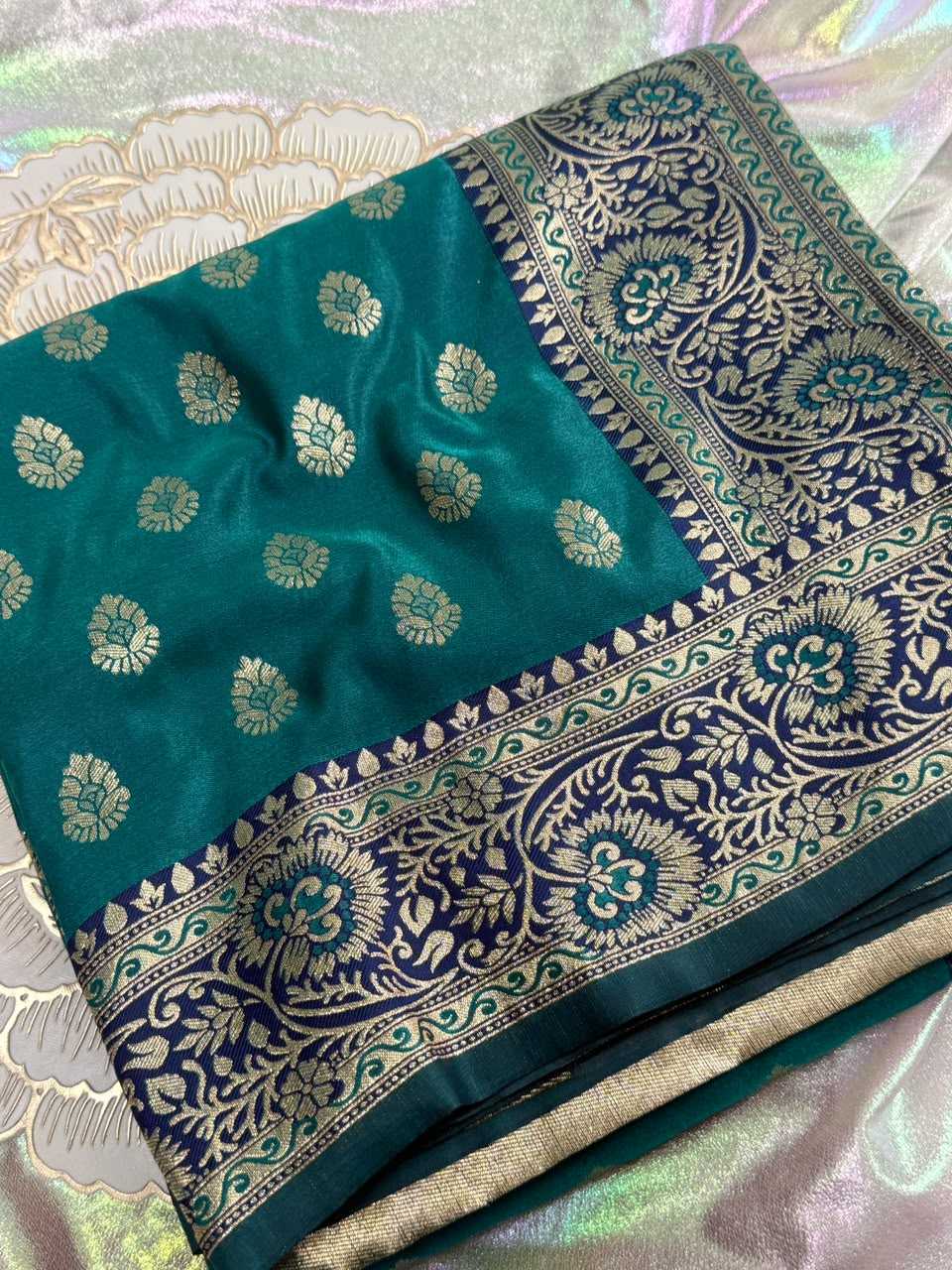 Satin Designer Saree