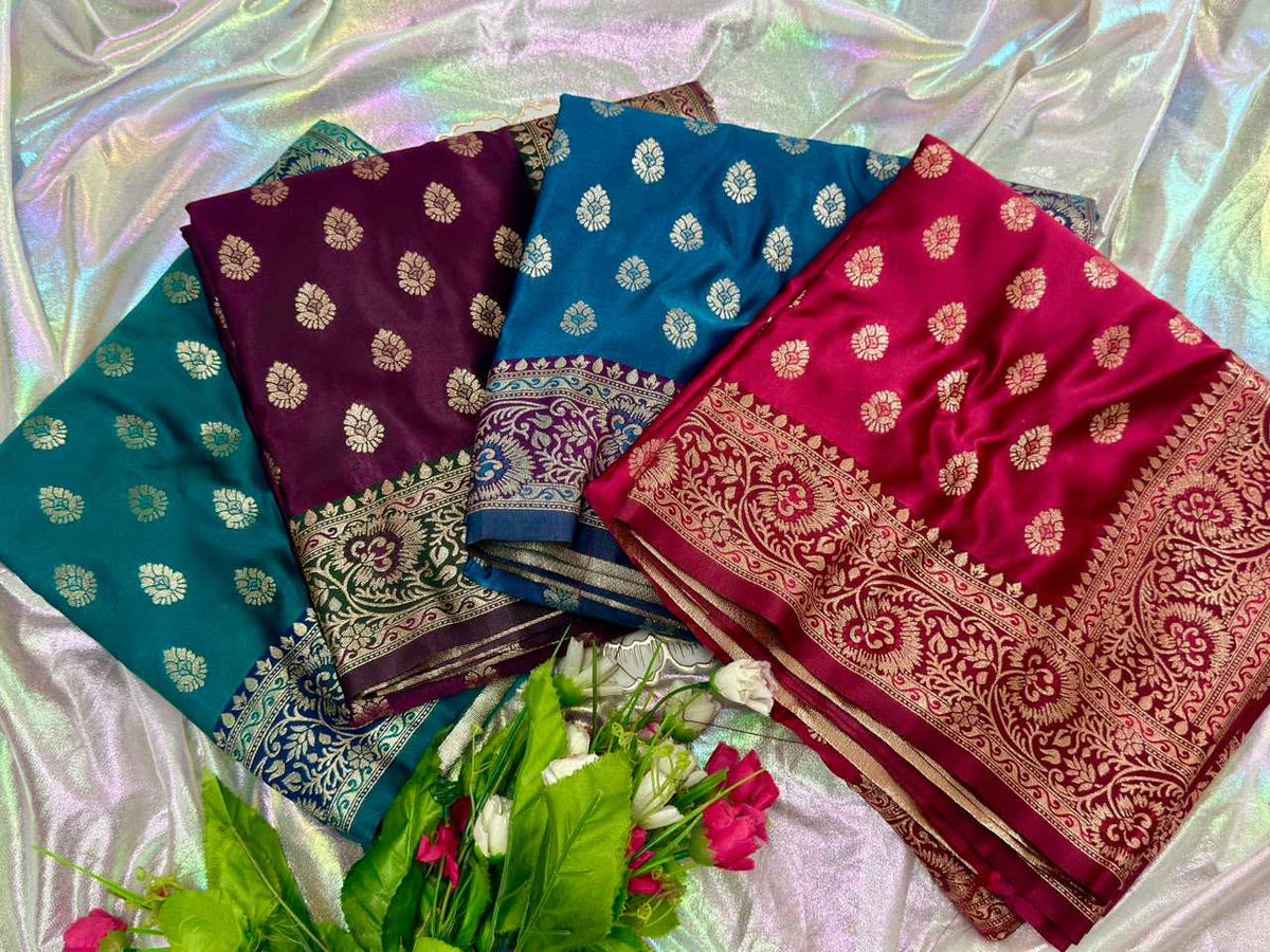 Satin Designer Saree