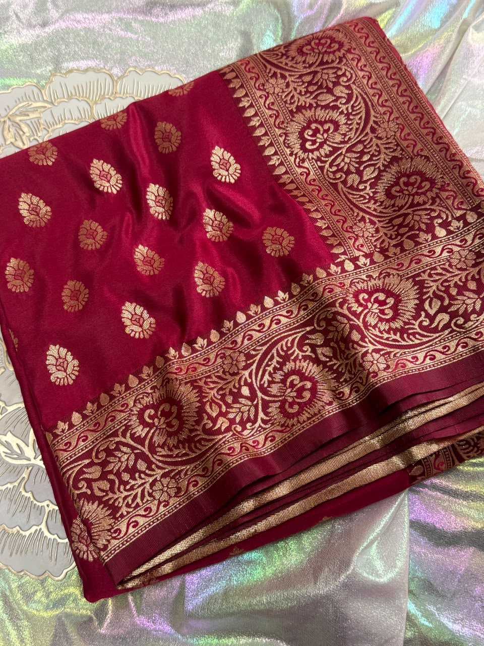 Satin Designer Saree