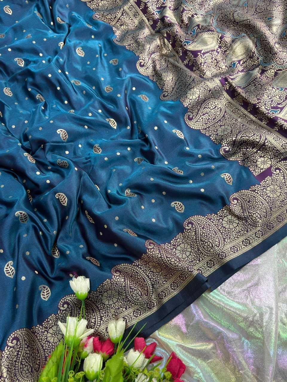 Satin Designer Saree
