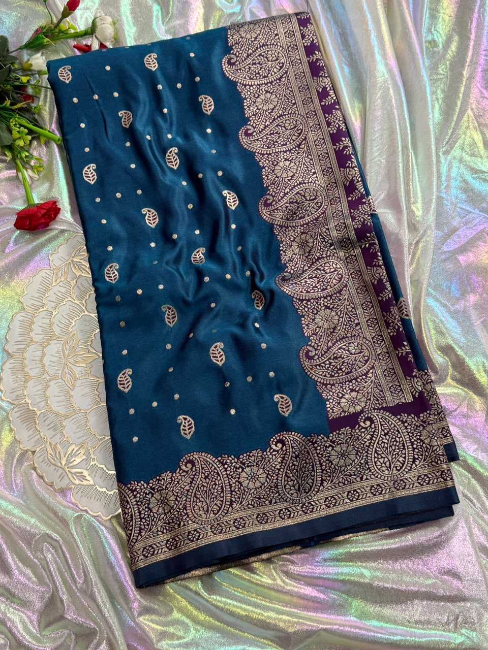 Satin Designer Saree