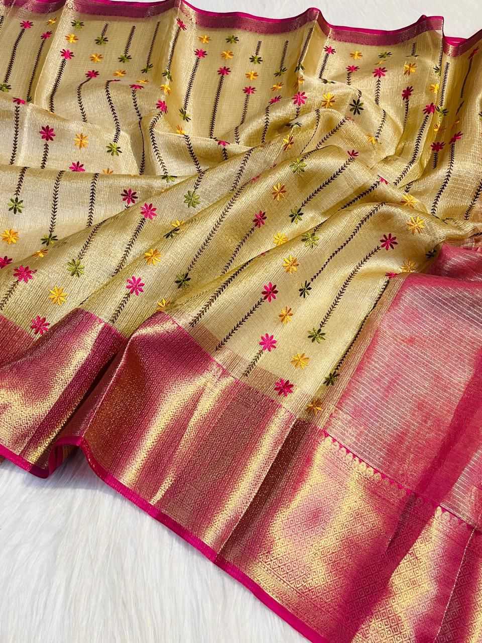 Tissue Designer Saree