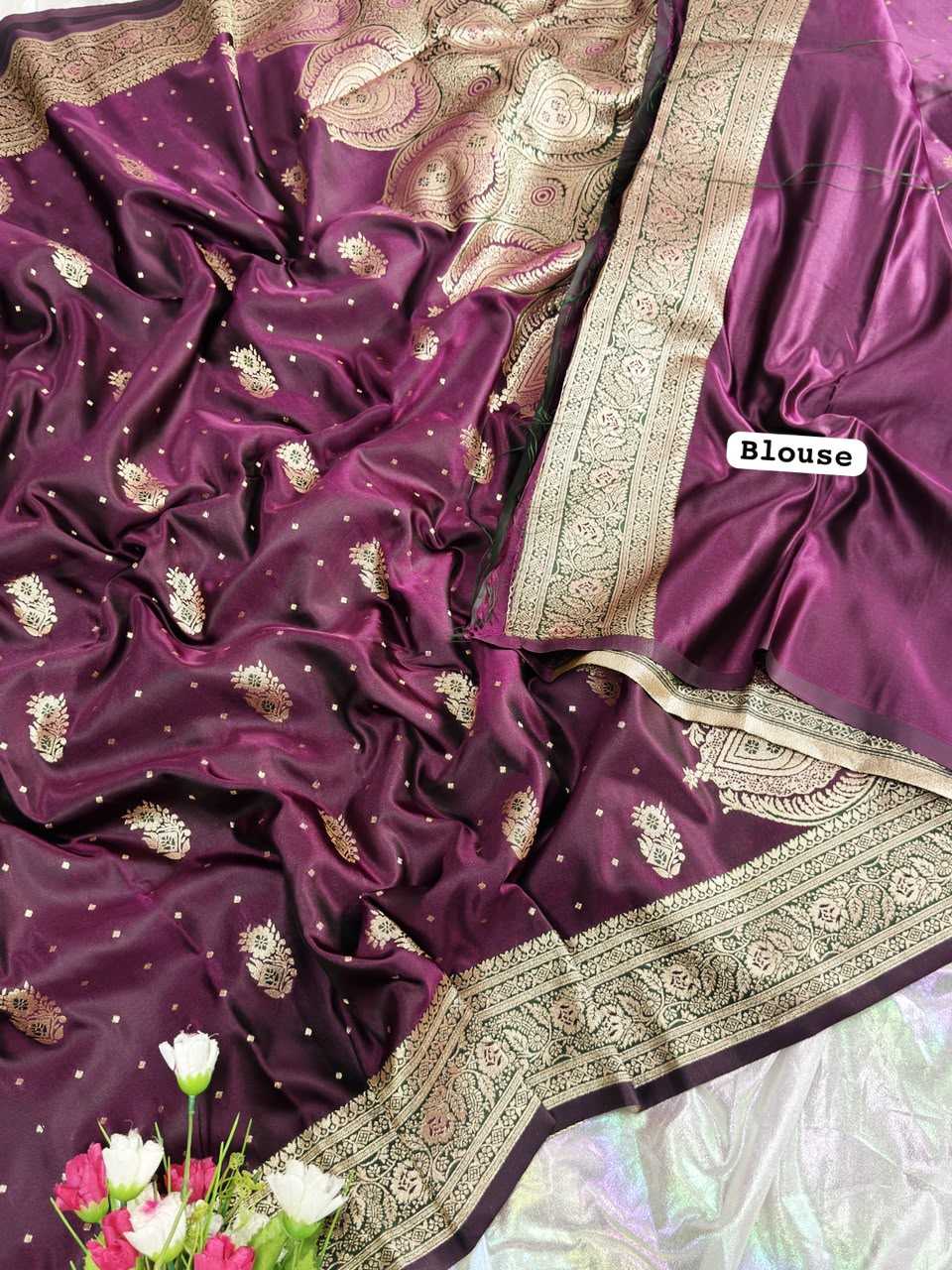 Satin Designer Saree