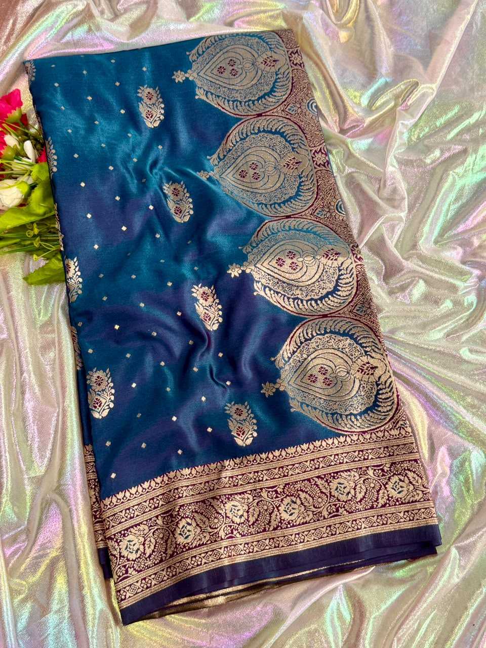 Satin Designer Saree