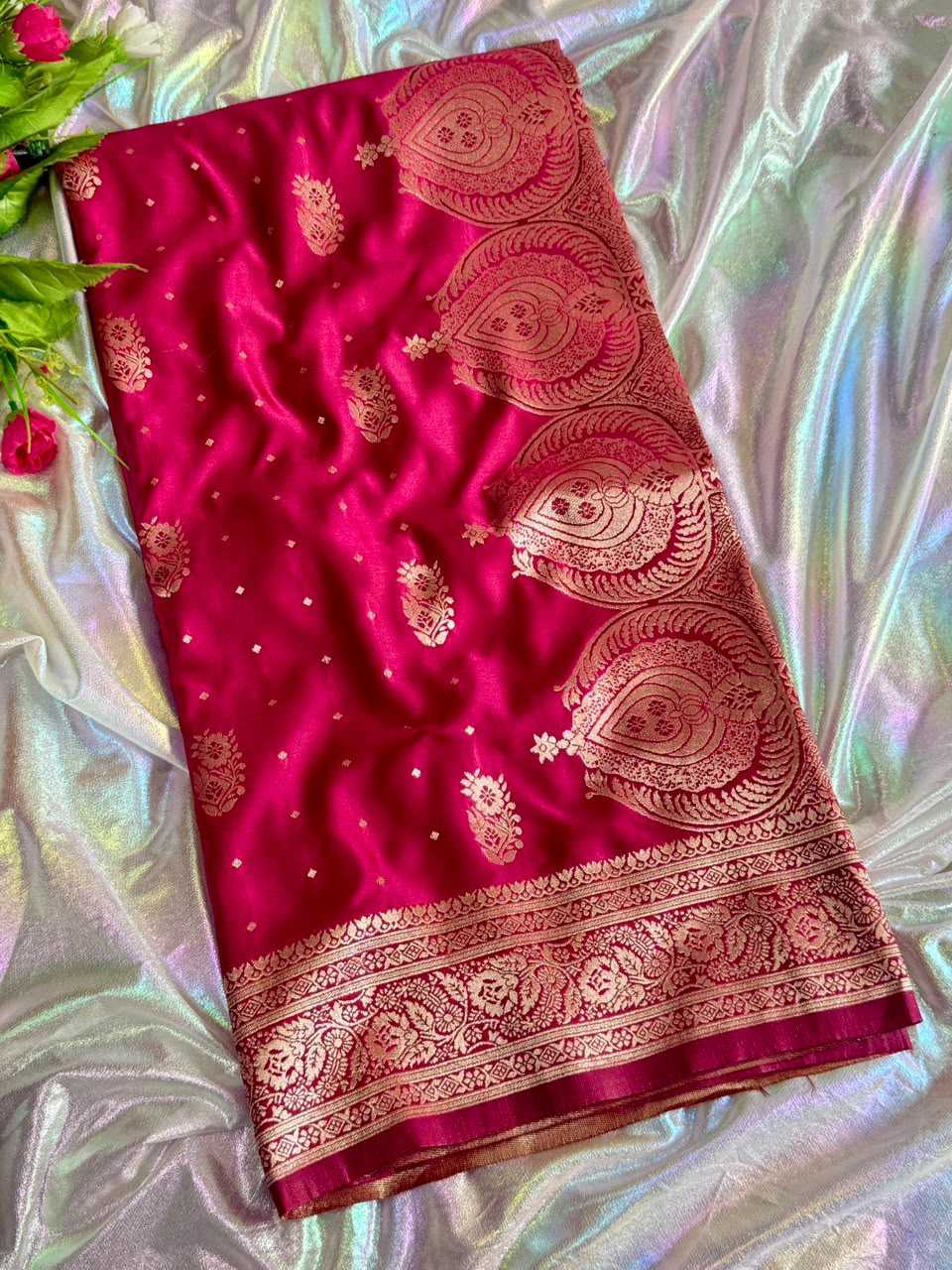 Satin Designer Saree