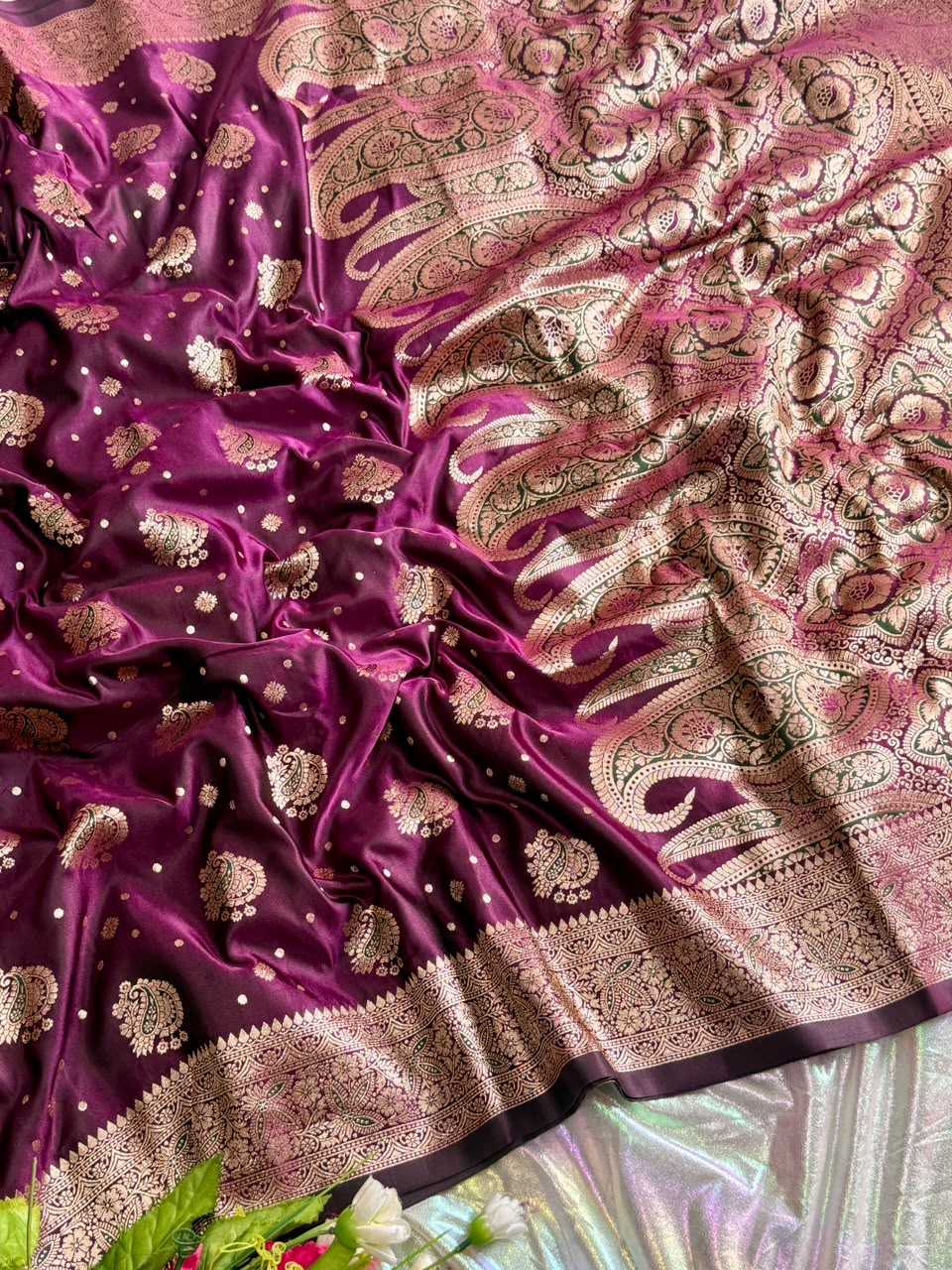 Satin Designer Saree
