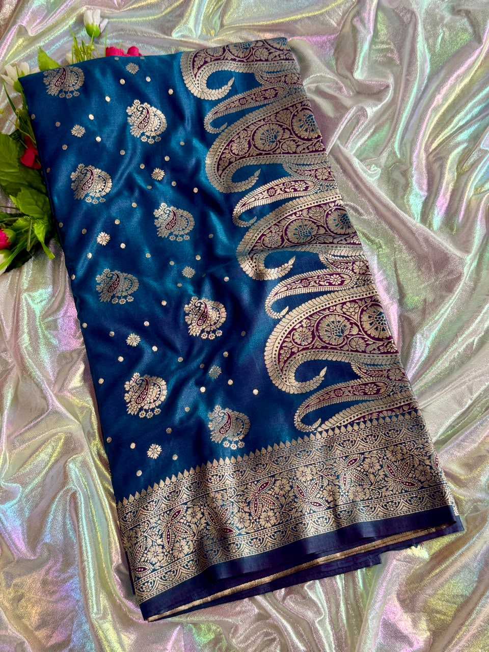 Satin Designer Saree