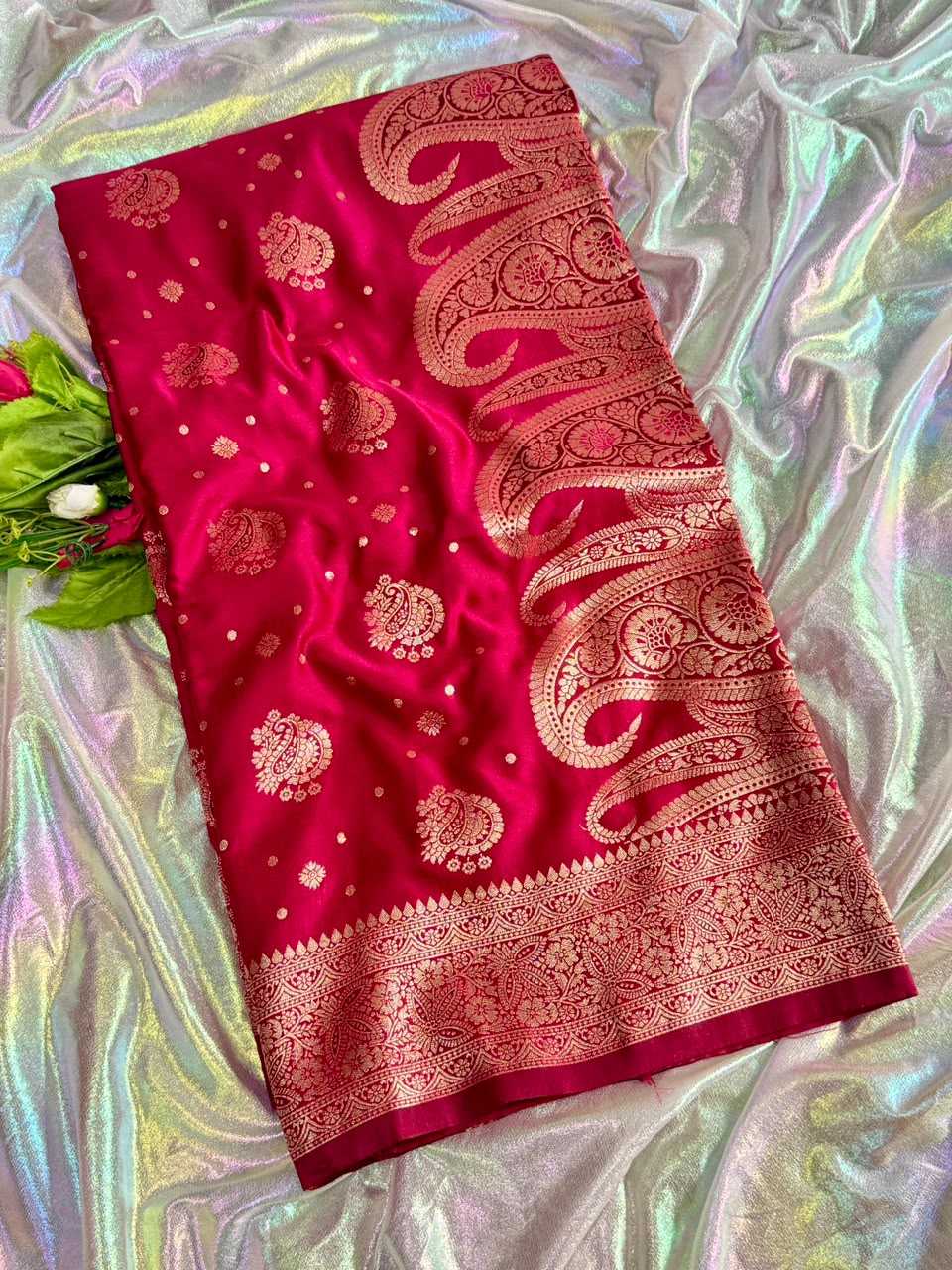 Satin Designer Saree