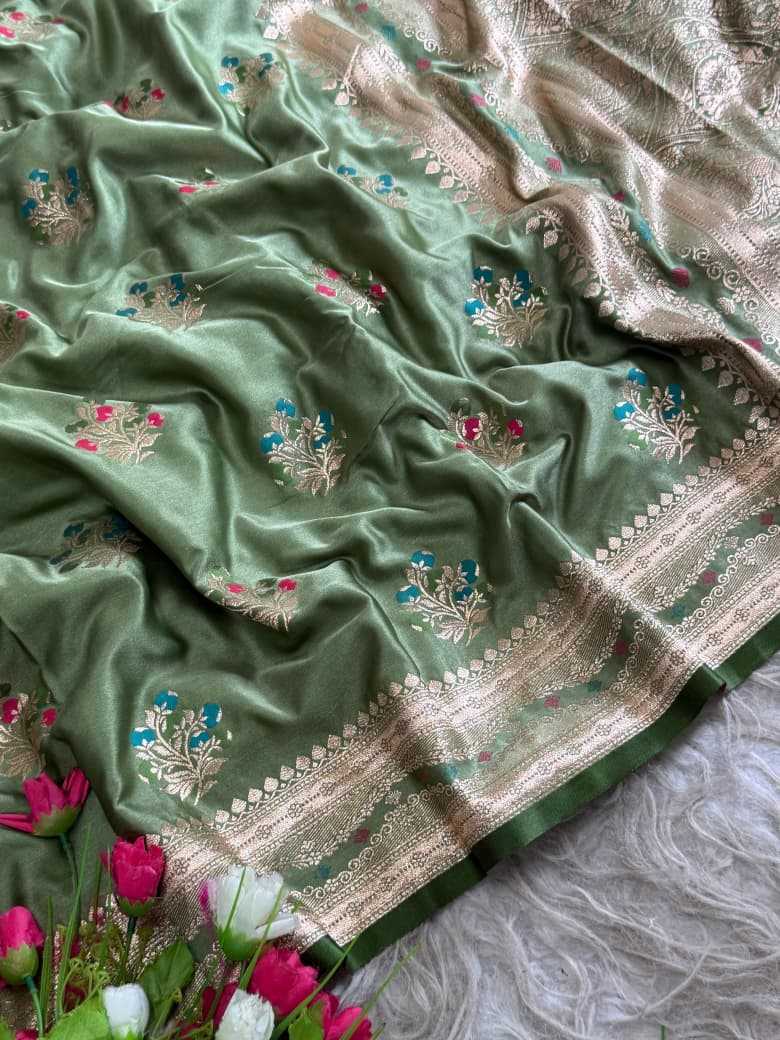Satin Silk Soft Saree