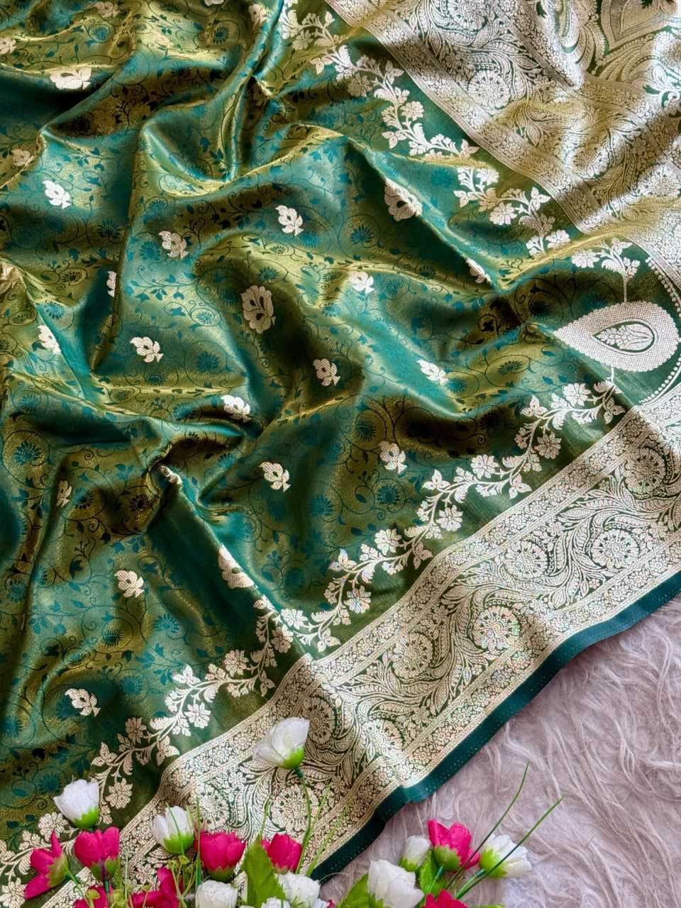 Ashwini Tissue Silk Traditional Saree