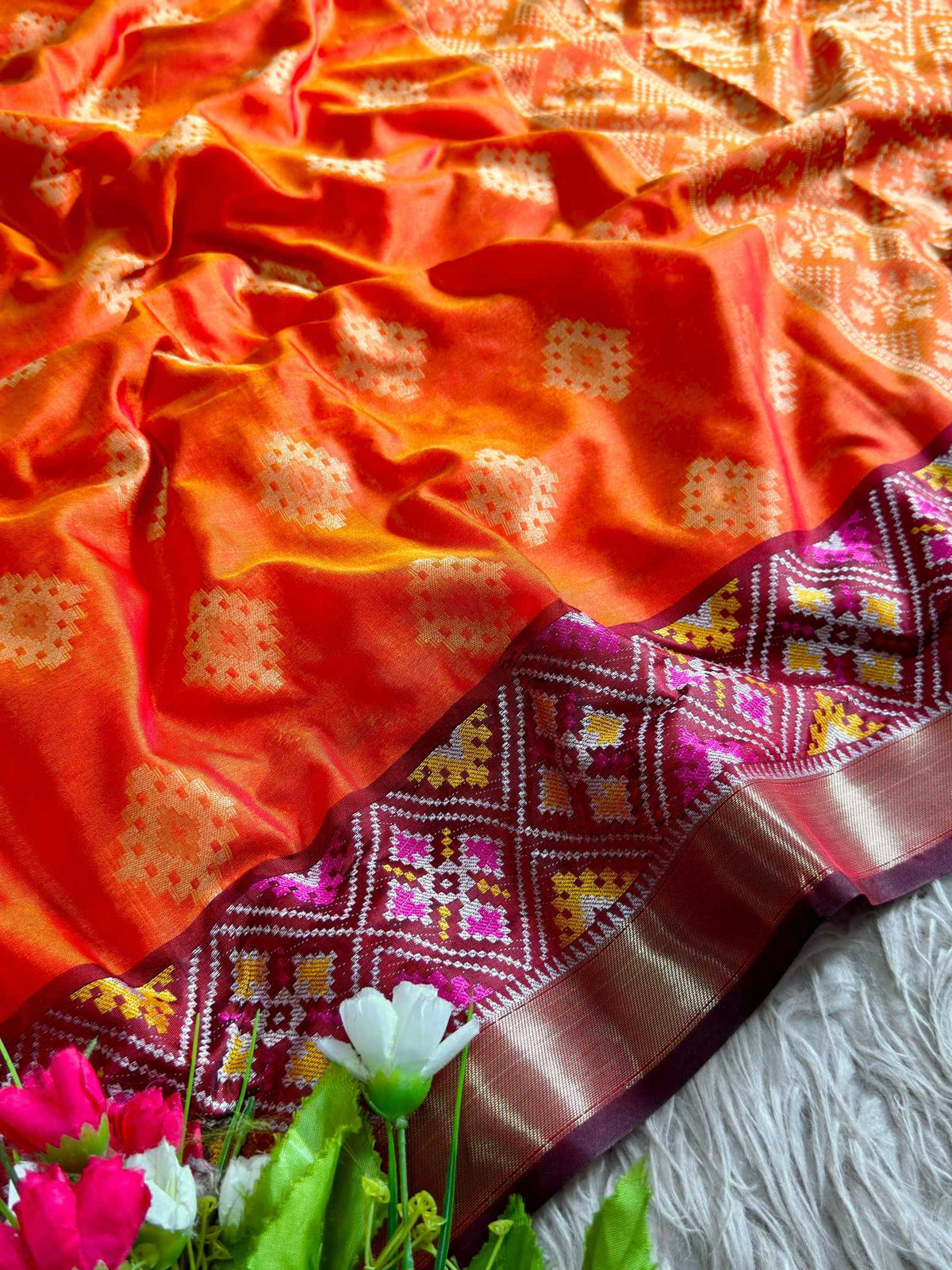 Daksha Patola Silk Traditional Saree