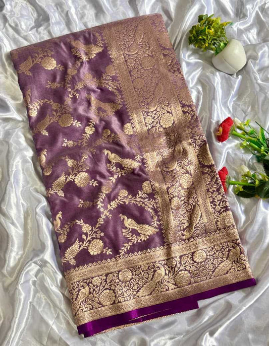 Satin Silk Banarasi Saree
