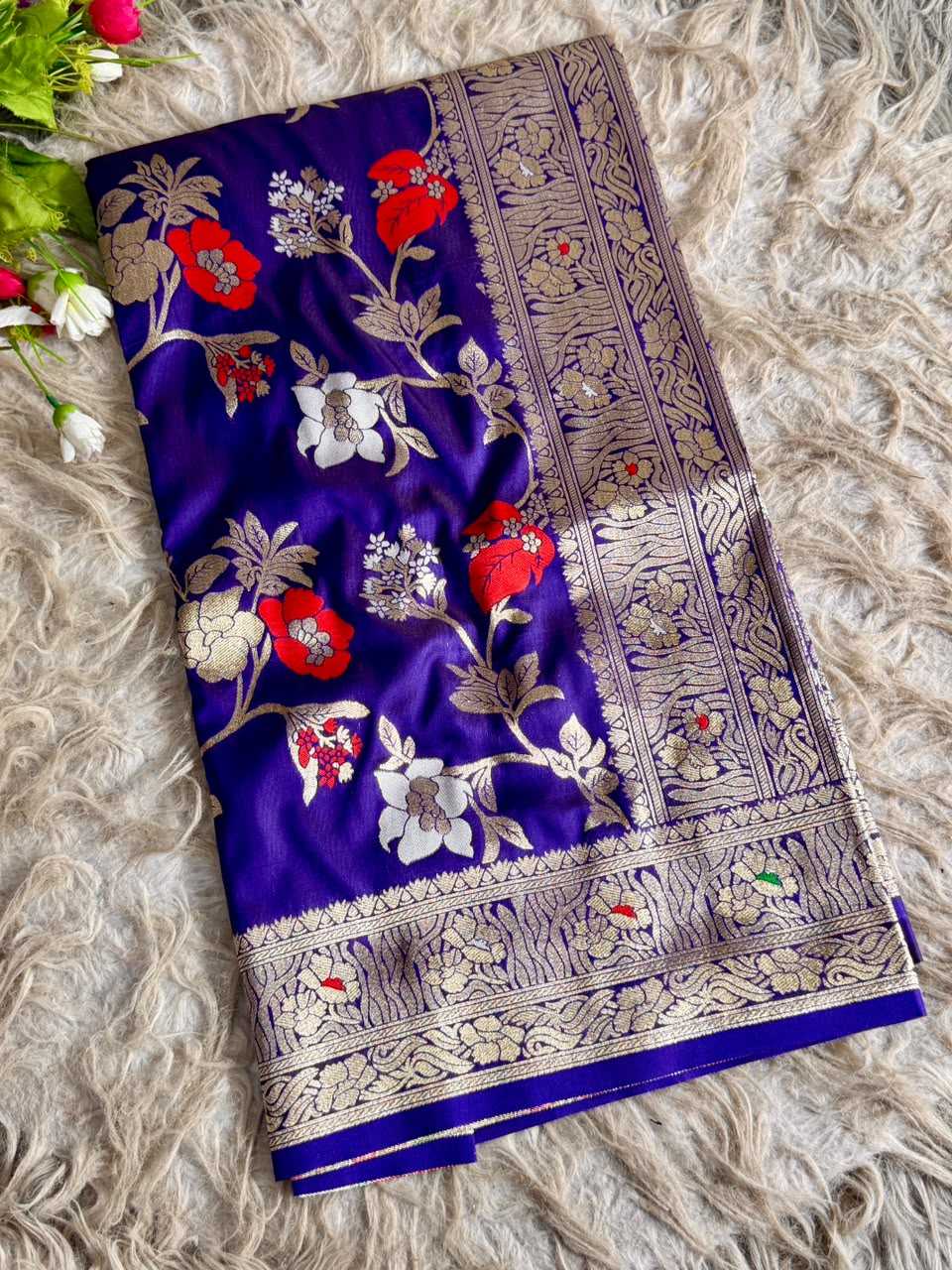 Jiya Soft Jamdani Designer Saree