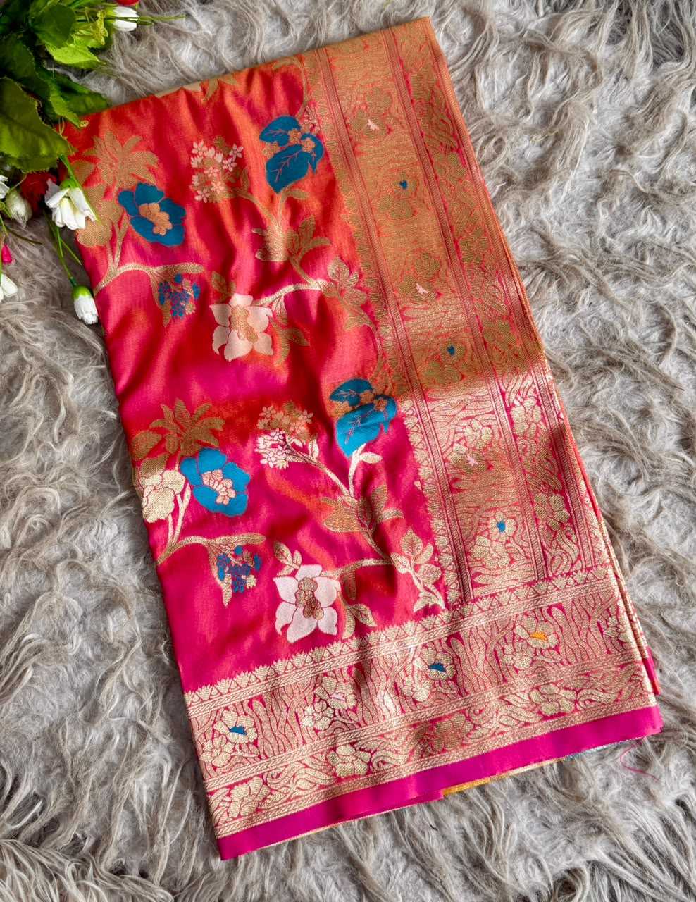 Jiya Soft Jamdani Designer Saree